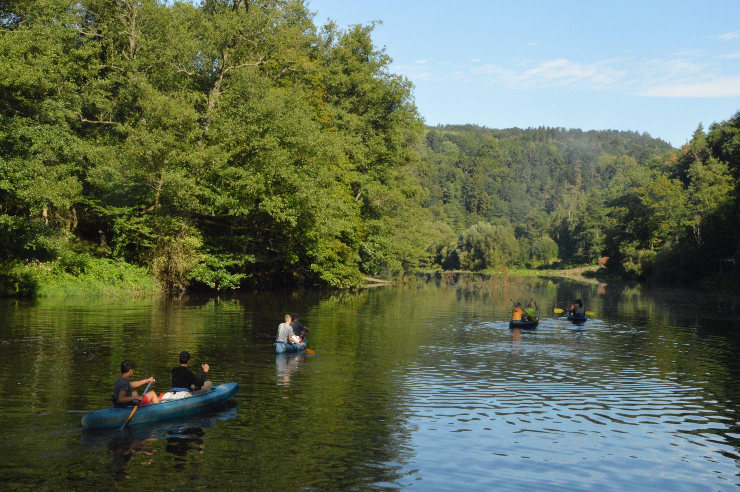 Naturforscherclub Mai Kanutour auf dem „tschechischen Amazonas“